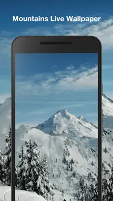 Mountains Live Wallpaper android App screenshot 0